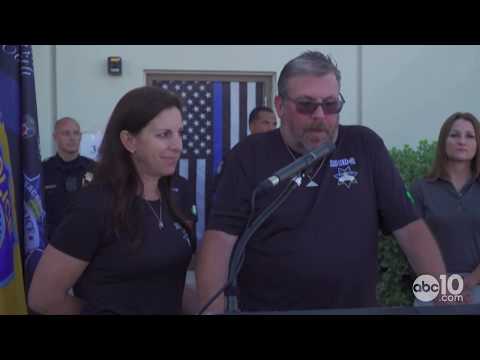 Sacramento Police Officer Tara O'Sullivan Memorial Gym dedication | Raw