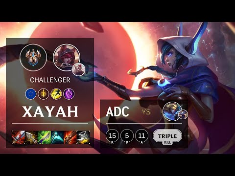 Xayah ADC vs Ezreal - EUW Challenger Patch 10.16