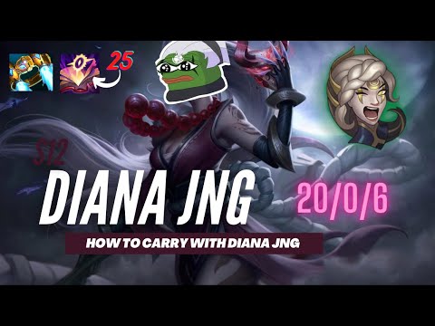 DIANA JUNGLE SEASON 12 HOW TO CARRY!