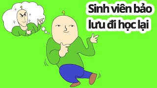 [Mấy Đứa Bạn Cầm Thú] Sinh viên bảo lưu đi học lại | hoạt hình bựa hàn quốc jjaltoon | Việtnam sub