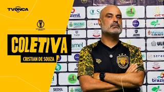 Coletiva técnico Cristian de Souza (pós-jogo Confiança-SE x Amazonas)