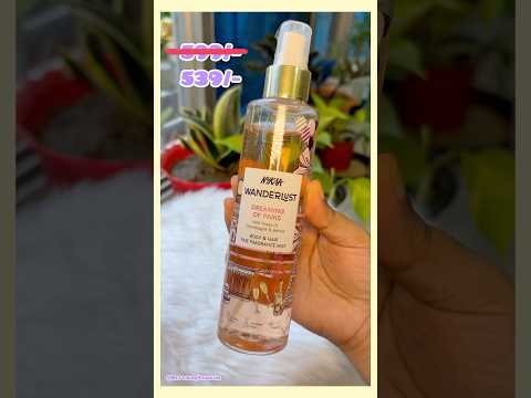 ✨NYKAA Dreaming Of Paris Body Mist Review | Nykaa Wanderlust Body Mist #nykaa #bodymist #shorts