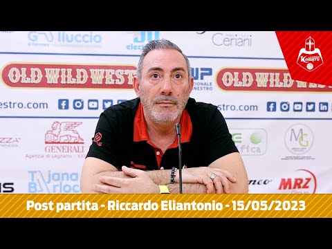Post partita Legnano - Gallarate Gara1 | Riccardo Eliantonio del 15/05/2023
