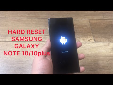 HARD RESET Samsung Galaxy Note 10 / 10+ recovery mode