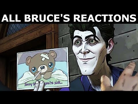 "Get Well" Card From John Doe - All Bruce's Reactions - BATMAN Season 2 The Enemy Within Episode 1