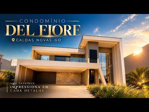 MANSÃO DE LUXO EM CALDAS NOVAS! R$ 3,5 MILHÕES | CONDOMÍNIO DEL FIORE
