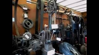 Vintage Machine Shop Display