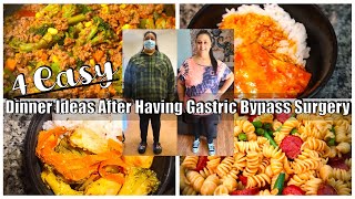 4 EASY DINNER IDEAS || WEIGHT LOSS UPDATE AFTER 5 MONTHS OF  HAVING GASTRIC BYPASS SURGERY