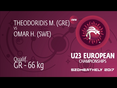 Qual. GR - 66 kg: H. OMAR (SWE) df. M. THEODORIDIS (GRE), 9-4