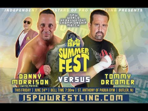 Throwback Match: Tommy Dreamer VS  Daniel Morrison fka Danny Doring w/ Maven at ISPW