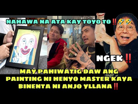 MAY PAHIWATIG DAW ANG PAINTING NA BINIGAY NI JOEY DE LEON KAYA BINENTA NI ANJO YLLANA‼️NGEK‼️🤣🤣