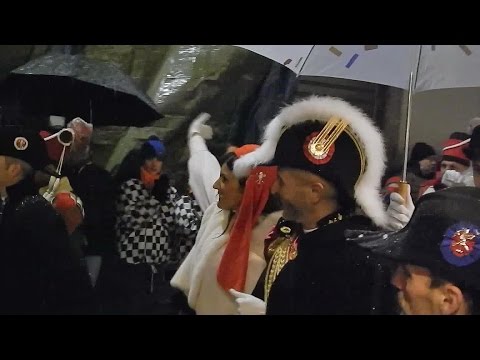 Corteo storico del sabato sotto la neve - Carnevale Ivrea 2015