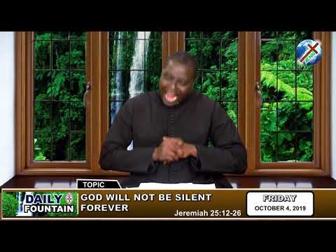 DAILY FOUNTAIN OF OCTOBER 4, 2019 - REV'D OLUWANIYI ISAIAH, JP.