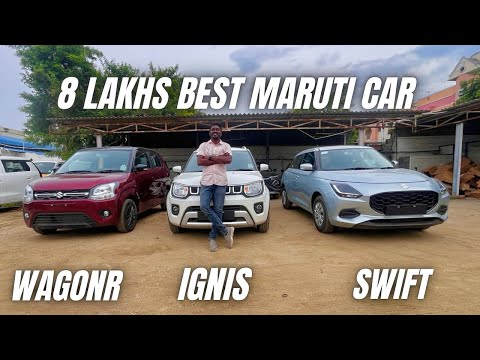 Best Maruti Cars Under 8 Lakhs – WagonR ZXI Plus vs Ignis Zeta vs Swift VXi Comparison 2025