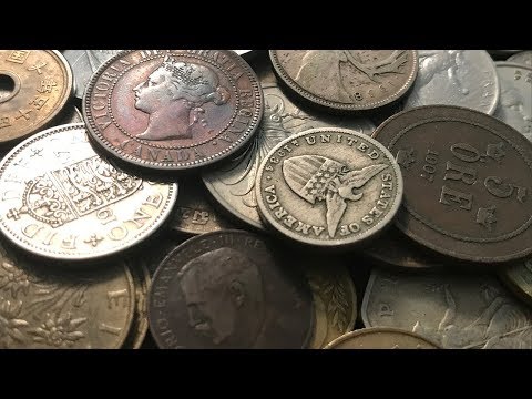 CANADIAN 1880s & SILVER Found In Half Pound World Coin Lot - Bag #11