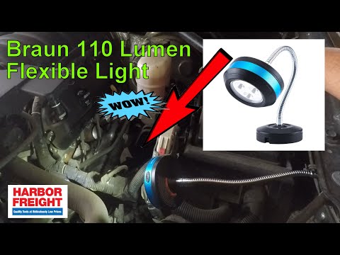110 Lumen Flexible LED Work Light 56256 Harbor Freight