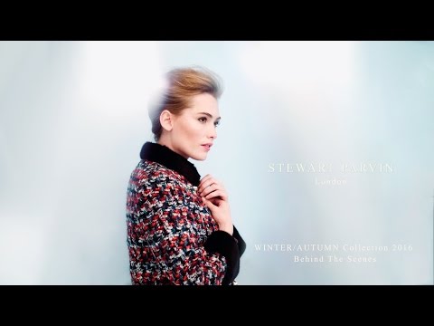 Makeup look for designer Stewart Parvin's Couture campaign