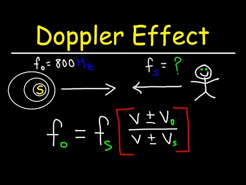 How To Solve Doppler Effect Physics Problems