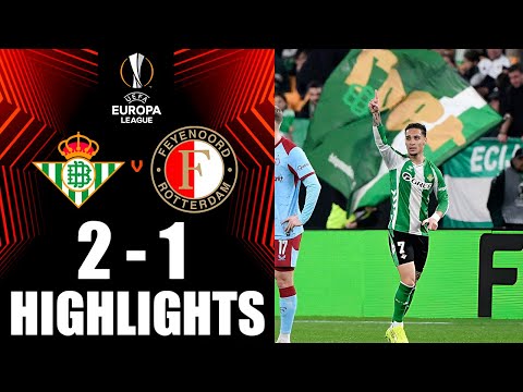 Real Betis vs Feyenoord 2-1 Highlights | UEFA Europa League 2025-26