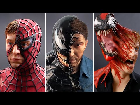 Sculpting Spider-Man Characters - Compilation
