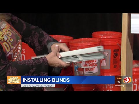 Installing blinds in your home during the summer