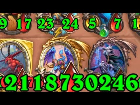 2 BILLION Health Golden Tarecgosa Hearthstone Battlegrounds Voljin Dream Combo