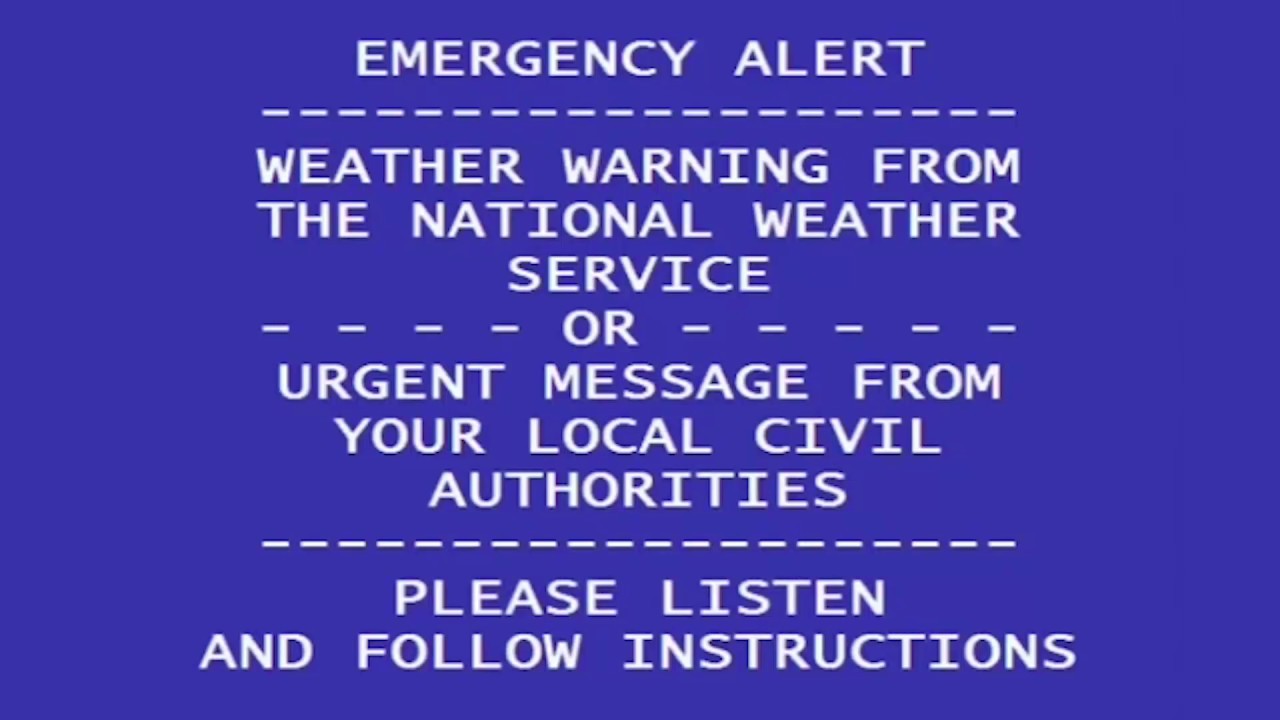 "EMERGENCY ALERT" Creepypasta