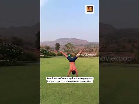 Watch: Ranbir Kapoor's countryside training regimen for Ramayan, as shared by his trainer Nam.