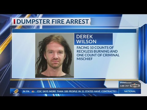 Man Arrested for 10 Counts of Reckless Burning
