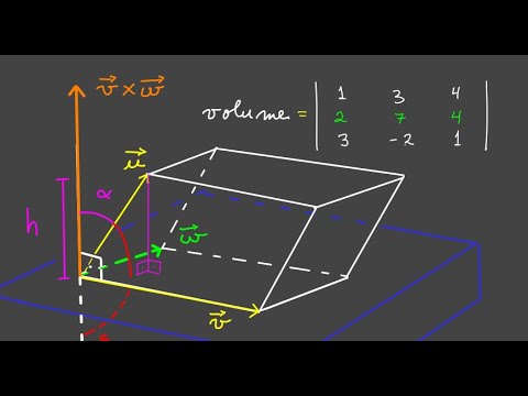 Lição 2.5 - O produto misto. Parte 1: o volume de um paralelepípedo