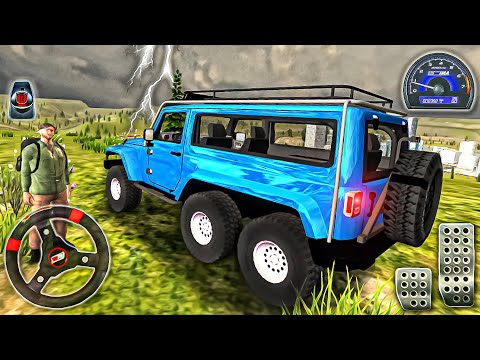 Truck Driver 6x6 Hill Driving Simulator - 6x6 Offroad Jeep Drive Games - Android GamePlay