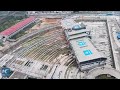 30,000-ton bus terminal moved horizontally in Xiamen, China