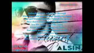 August Alsina-Nobody knows Lyrics