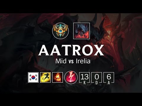 Aatrox Mid vs Irelia - KR Challenger Patch 8.19