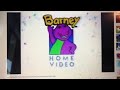Barney Home Video Logo 1992 1995 Slow