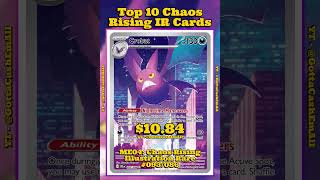 Top 10 MOST EXPENSIVE Chaos Rising Illustration Rare Pokémon Cards! 💎 #pokemon #top10 #tcg #pokémon