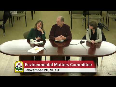Environmental Matters Committee Nov 20 2019