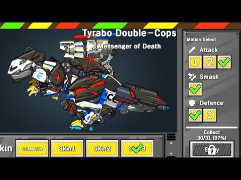 Dino Robot Battle Arena 03: Tyrabo Double-Cops - Full Skin | DCTE VN