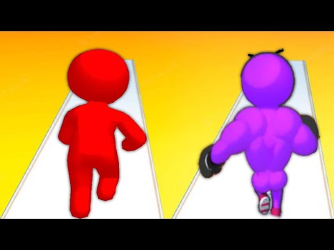 COLOR RACE 3D vs LEVEL UP RUNNER - Double game