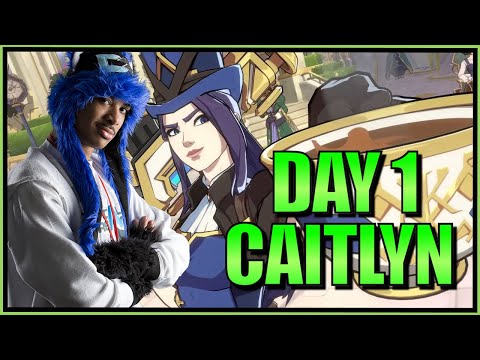 SonicFox -  Trying Out The New DLC Caitlyn【2XKO】
