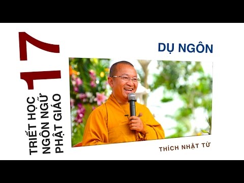 Triết học ngôn ngữ Phật giáo 17: Dụ ngôn (20/07/2012) Thích Nhật Từ