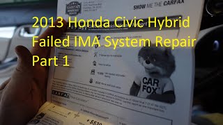 Diagnosing a failed IMA System on a Honda Civic Hybrid - Part 1