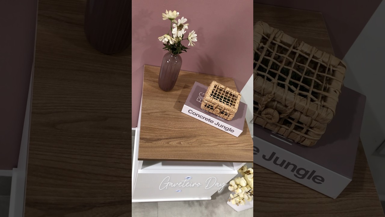 Thumbnail do vídeo - Gaveteiro Day - Olmo/Branco