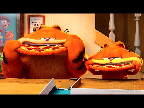 The FUNNIEST Scenes from The Garfield Movie 🐈🤣 🌀 4K