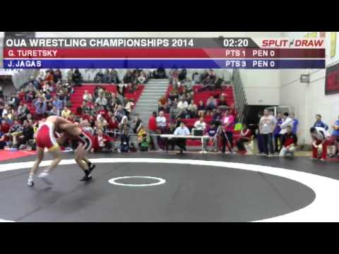 2014 OUA Championships: 76 kg Gabriel Turetsky vs. Jake Jagas