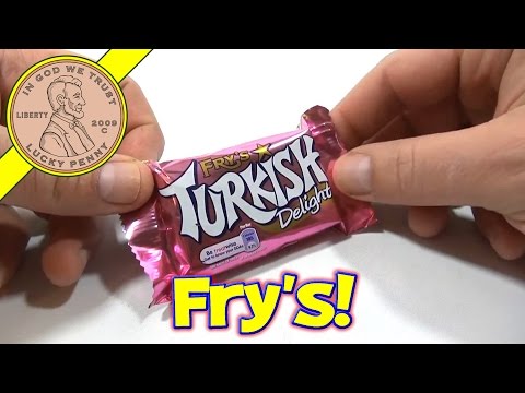 Fry's Turkish Delight Wrapped in Milk Chocolate - UK Candy & Snack Tasting