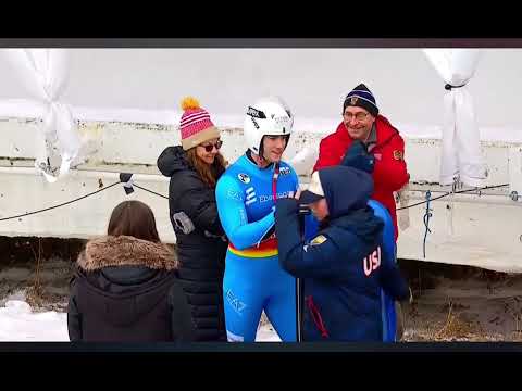 🛑LUGE. MEN'S SINGLES - 2 Run. Event # 3. World Cup. Lake Placid. N. Y. USA. 20. 12. 2025.🛑