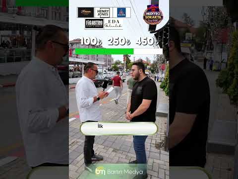 Bartın Sokaklarında Sorduk, Cevapları Aldık! 🎤🎁