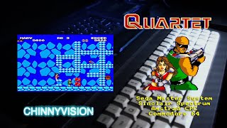 ChinnyVision - Ep 450 - Quartet - Sega Master System, C64, Spectrum, Amstrad CPC