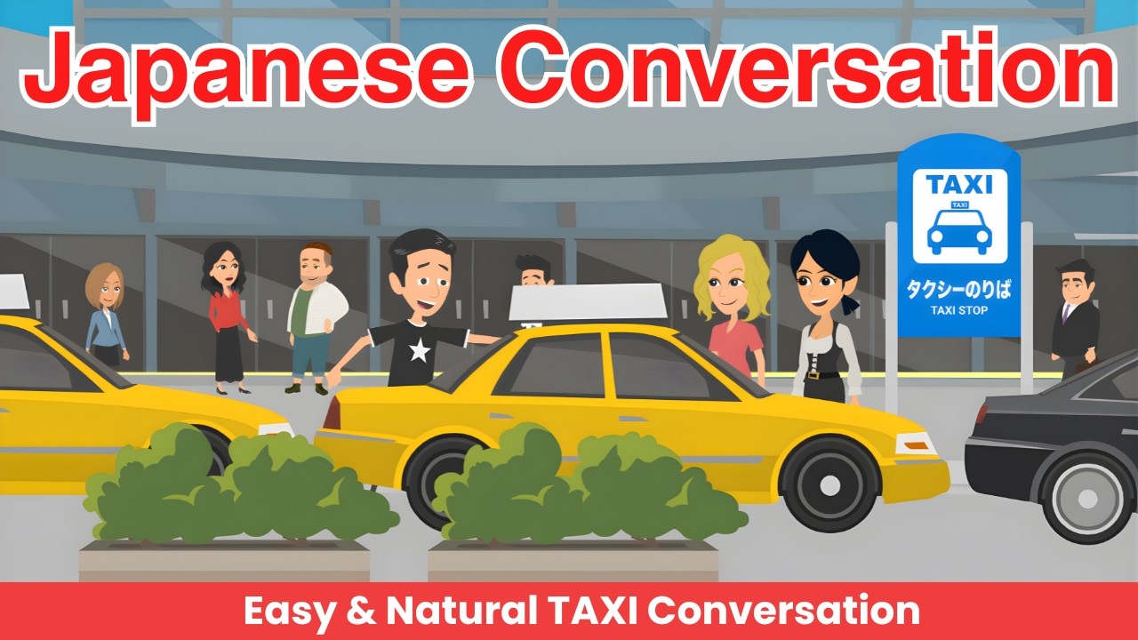 Easy & Natural Japanese TAXI Conversation | With English Subtitles